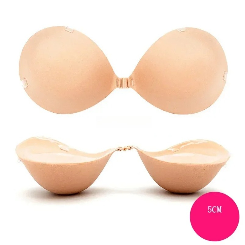 Backless Bra Sticky - 5cm/6cm 실리콘 푸쉬업 브라 웨딩드레스용 투명