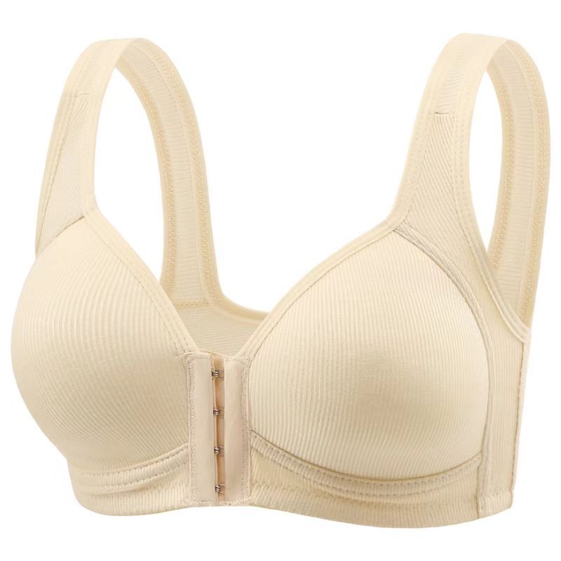 플러스 사이즈 앞후크 무선 브라, 노년 여성용 풀 커버 - Underwire Bra Padded 리뷰 및 가격