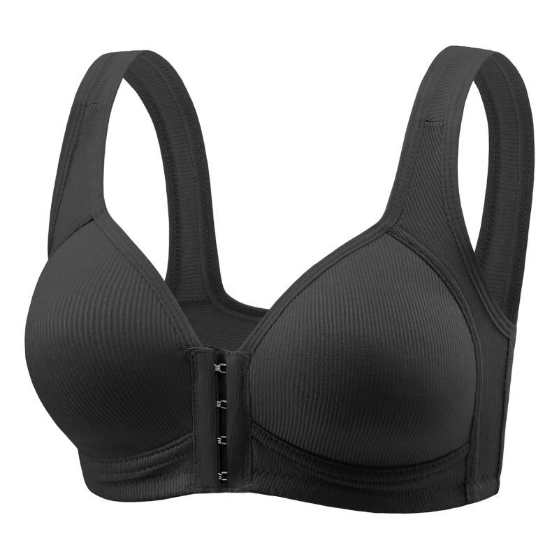 플러스 사이즈 앞후크 무선 브라, 노년 여성용 풀 커버 - Underwire Bra Padded 리뷰 및 가격