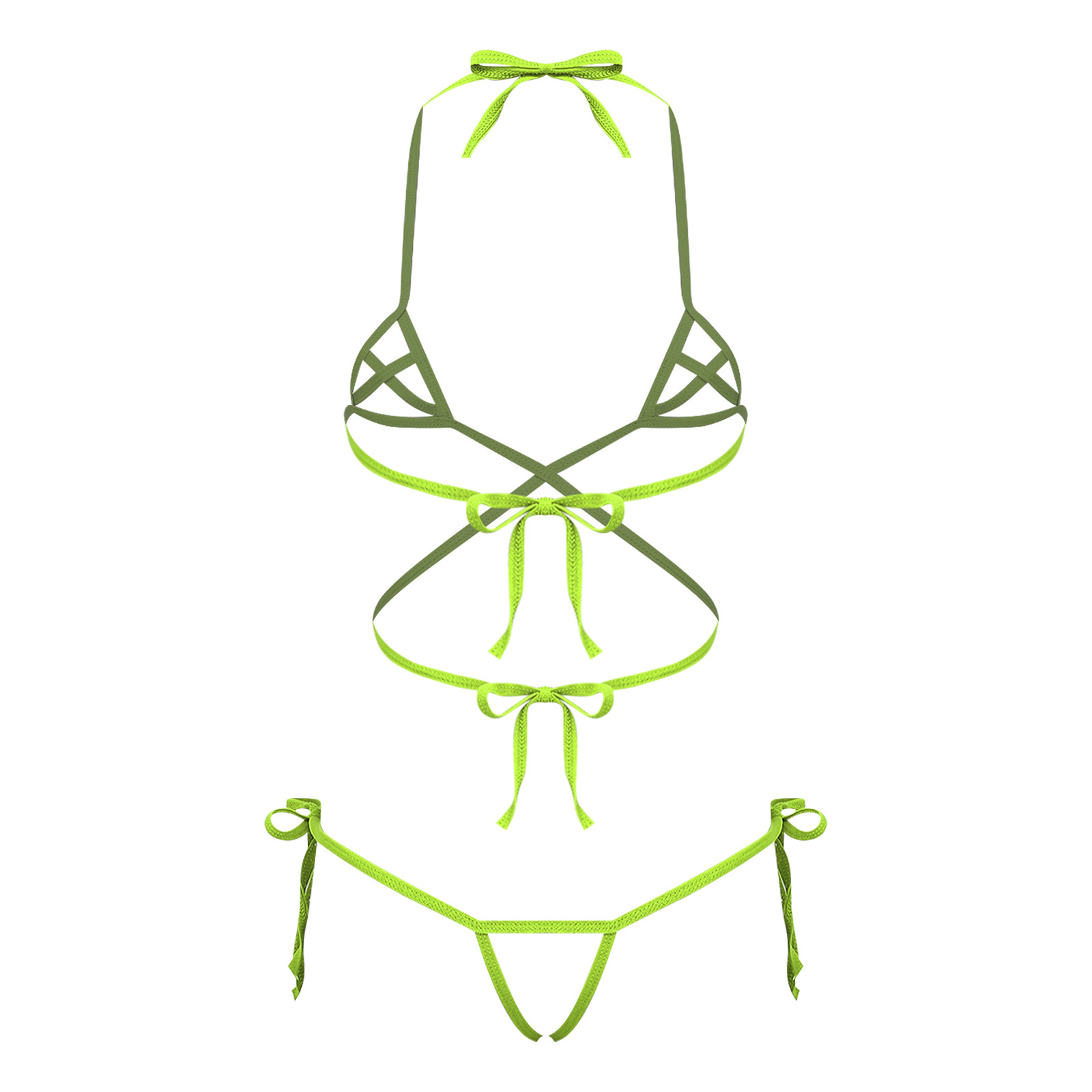 여성 란제리 시스루 비키니 수영복 세트 레이싱 홀터 브 - Sheer Bra Lace 리뷰 및 가격