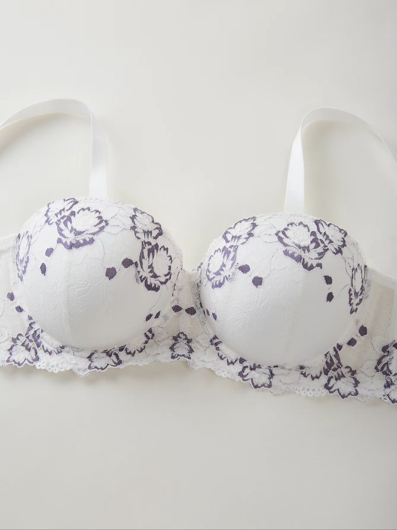 플러스 사이즈 레이스 & 자수 여성 브라 와이드 스트랩 - Underwire Bra Padded 리뷰 및 가격