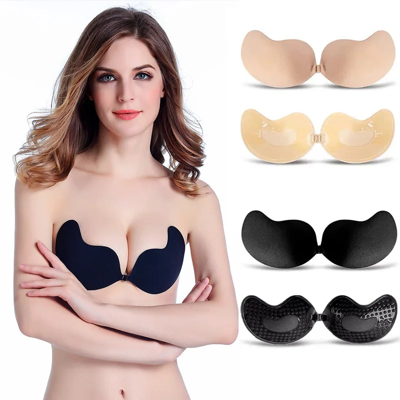 섹시한 여성용 브라, 보이지 않는 푸쉬업 브라, 자가  - Backless Bra Sticky 리뷰 및 가격