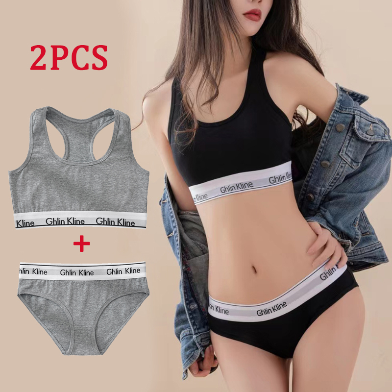 여성 코튼 스포츠 소녀 탱크 탑과 팬티 키트 S-XL에 - Cotton Bra Everyday 리뷰 및 가격